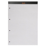 BLOC NOTE RHODIA A4 N°20 5X5 BLACK PE**